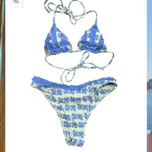 Strawberry Milk Mob Seafoam Bikini